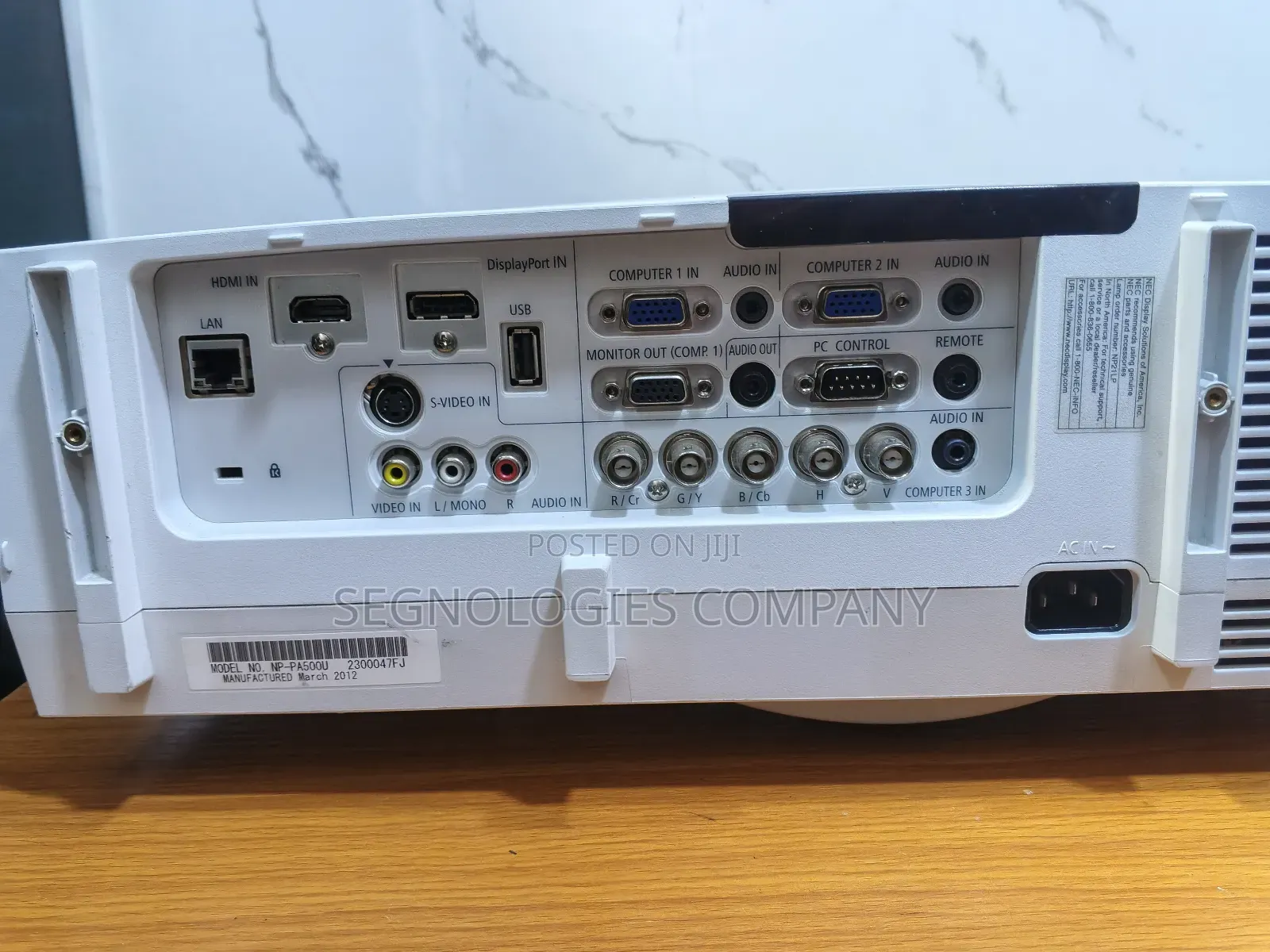 Nec Pa500u 5000lumens Projector