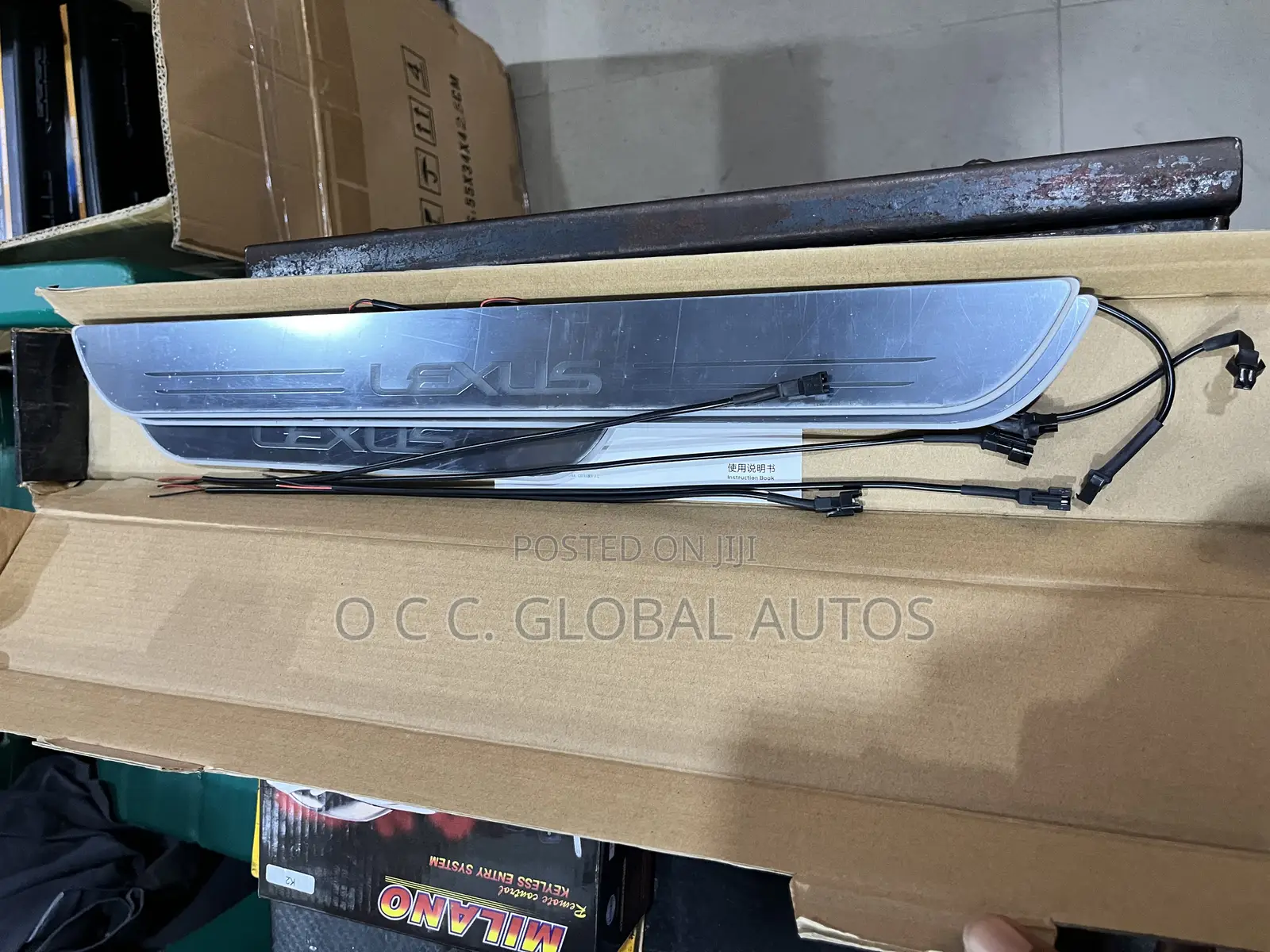 Lexus Step Light With Wire Changing Colors