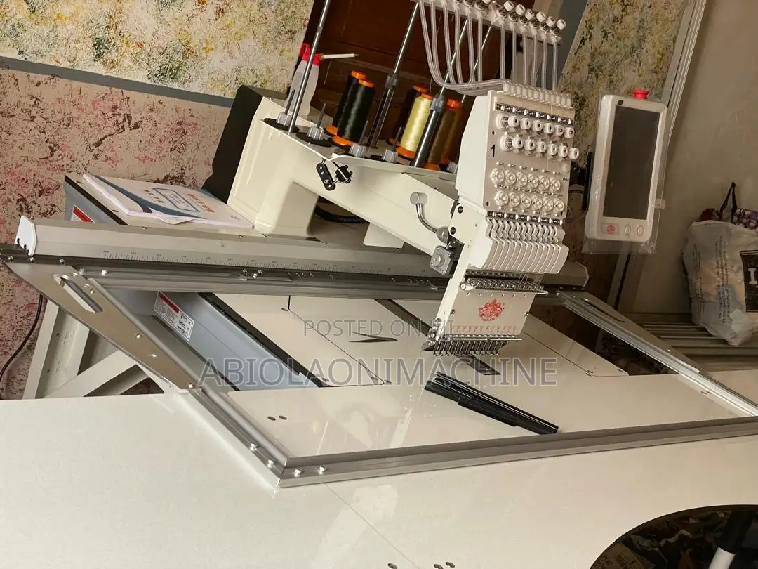 Two Lion 500x1200mm One Head Monogram Embroidery Machine, Agbada Size.