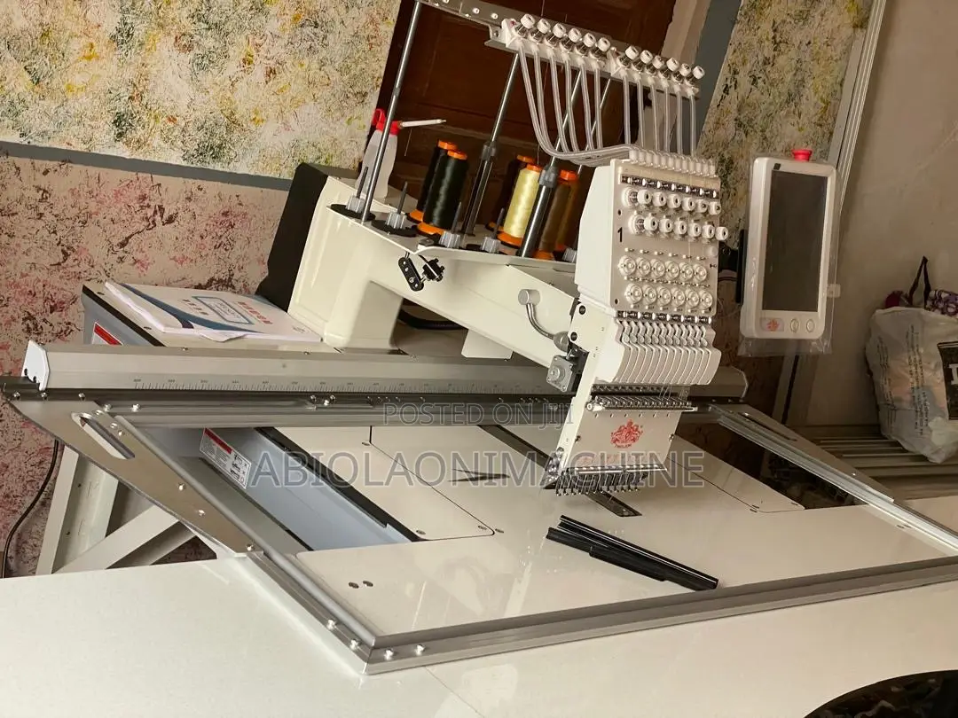 Two Lion 500x1200mm One Head Monogram Embroidery Machine, Agbada Size.