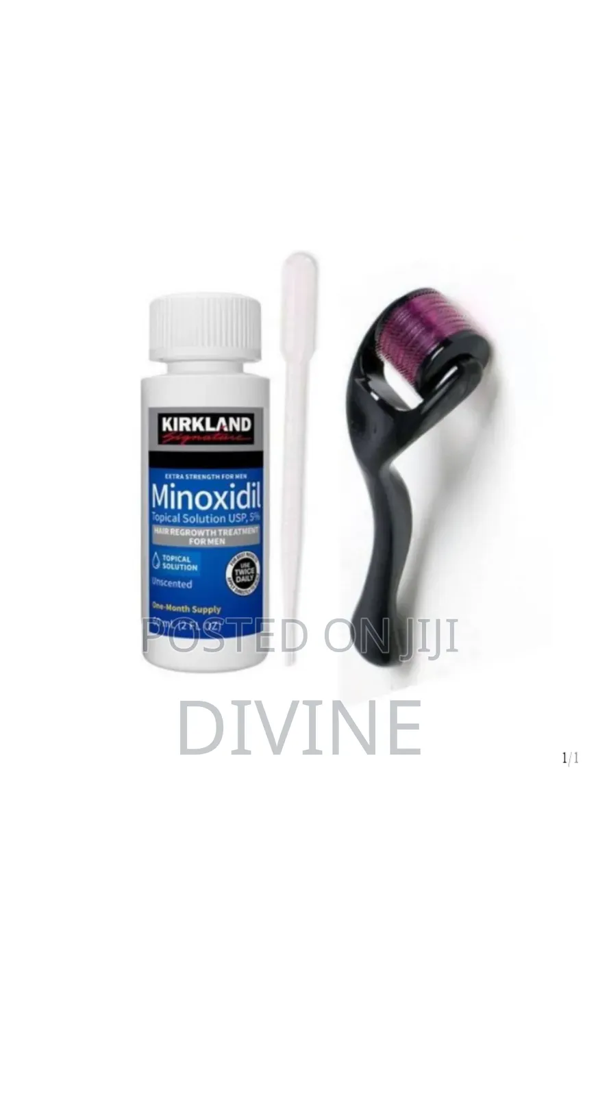 Minoxidil Hair Treatment for Men With Darma Roller