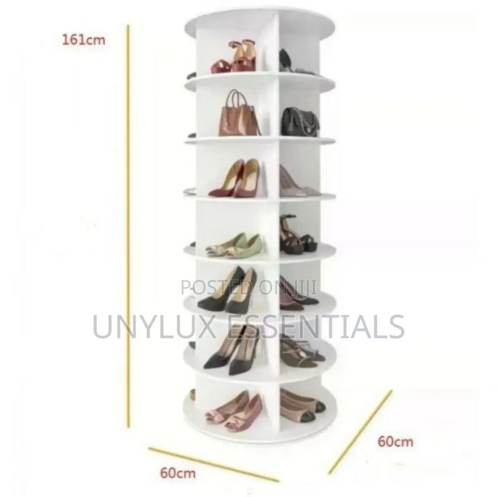 360° Rotating Shoe Rack