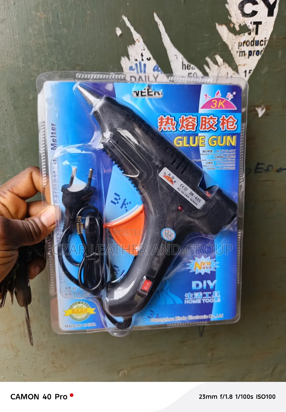 Electric Hot Glue Gun