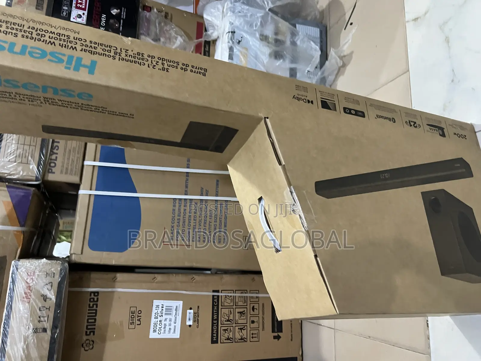 Hisense 200watts Aud-Hs218 Sound Bar With Optical Cable Support