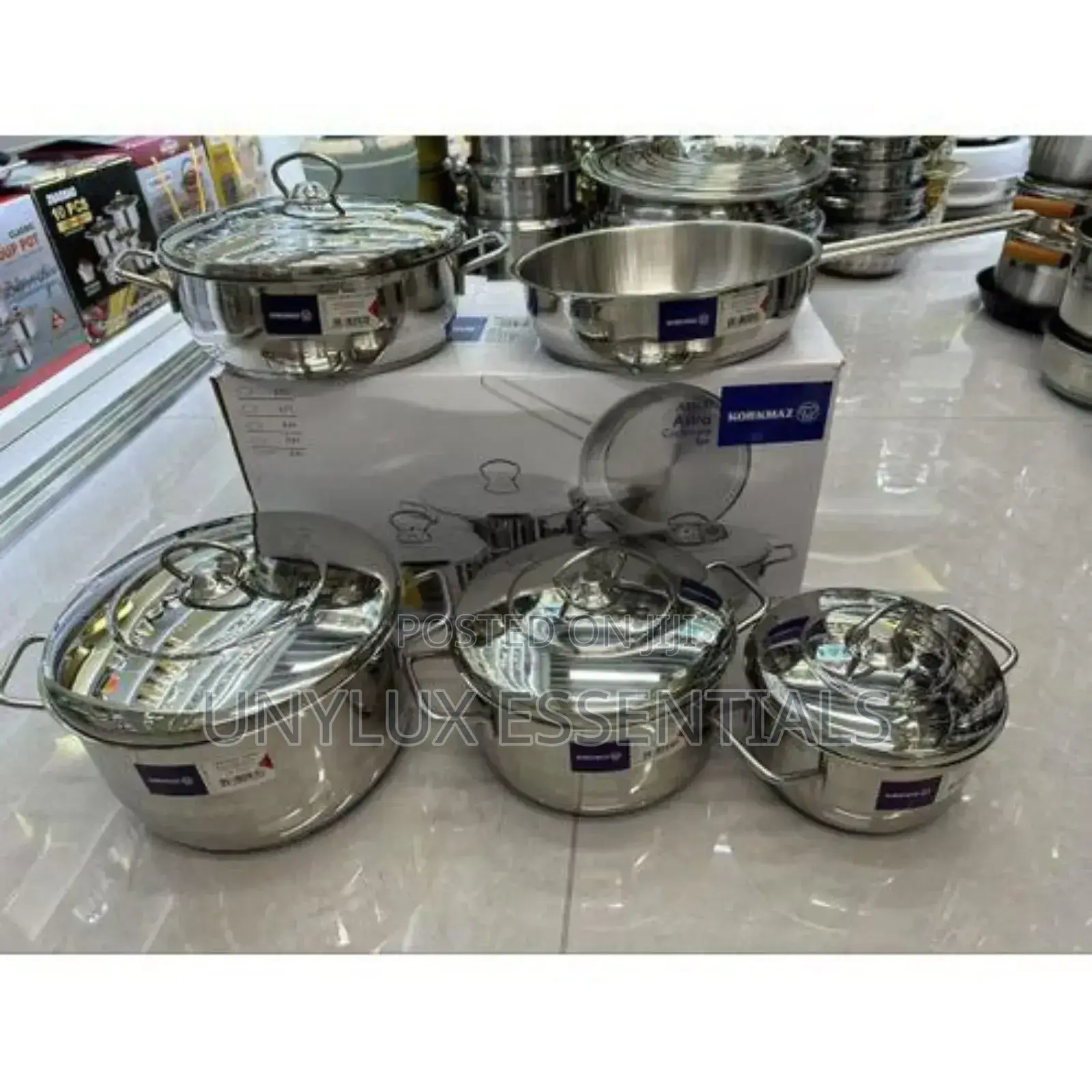 Korkmaz 18/10 Stainless Steel Pot Set
