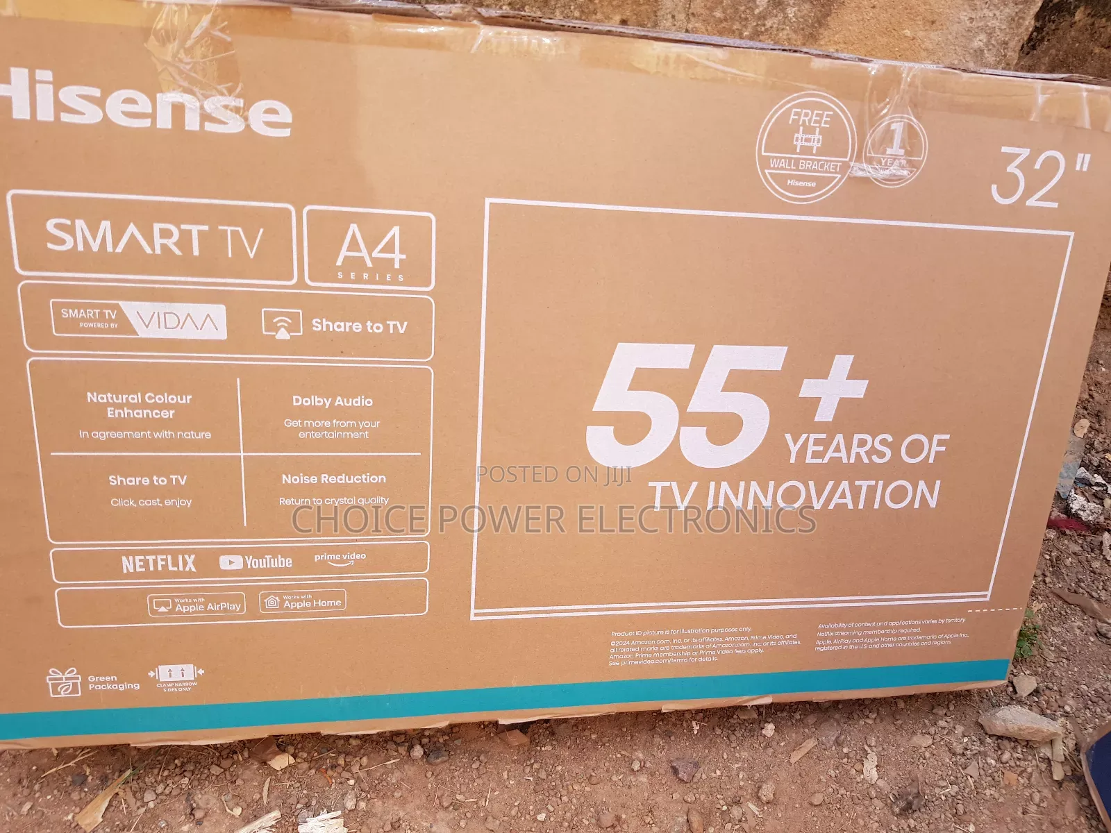 Original Hisense Smart Tv. Made by Fouani 32a4q