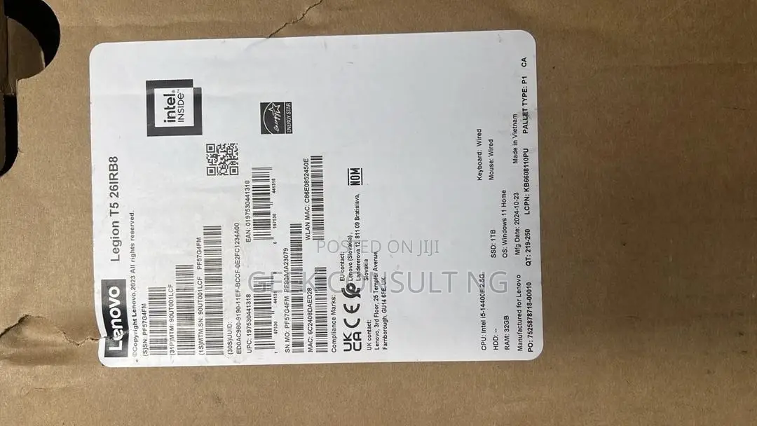 New Desktop Computer Lenovo Legion T530 32GB Intel Core i5 SSD 1T