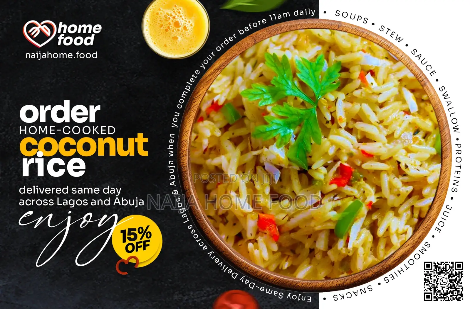 Order Bulk Coconut Rice From Naija Home Food Across Lagos and Abuja