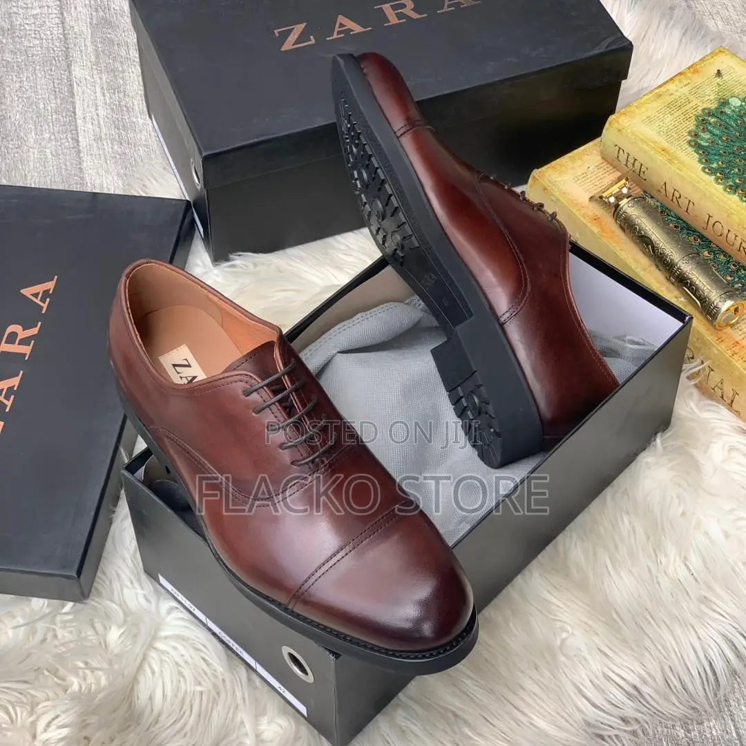 Original Zara Leather Brogue Shoes
