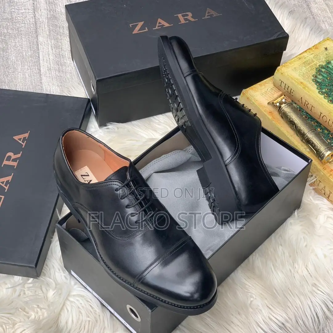Original Zara Leather Brogue Shoes