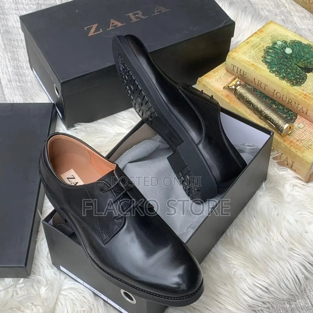 Original Zara Leather Brogue Shoes