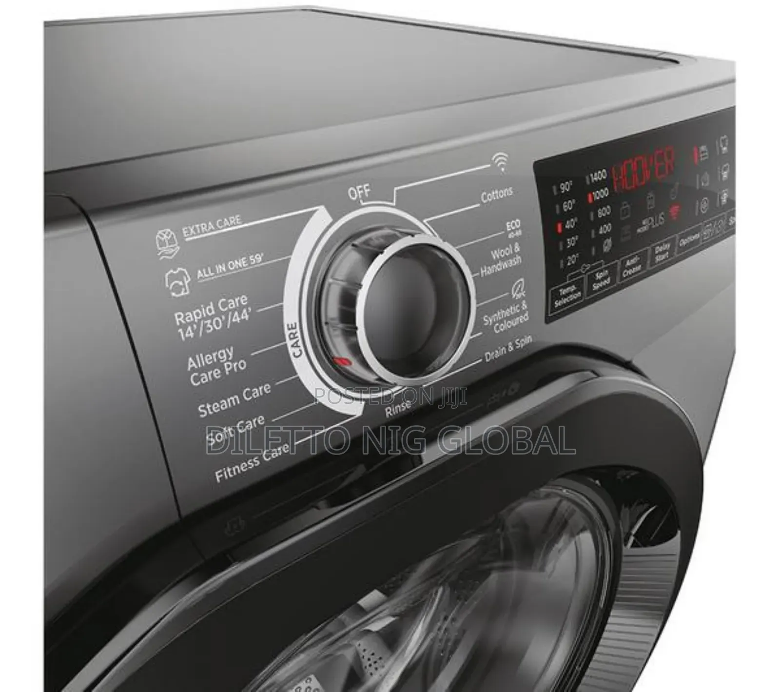 Hoover 12kg Washing Machine - Wifi-Enabled, Graphite