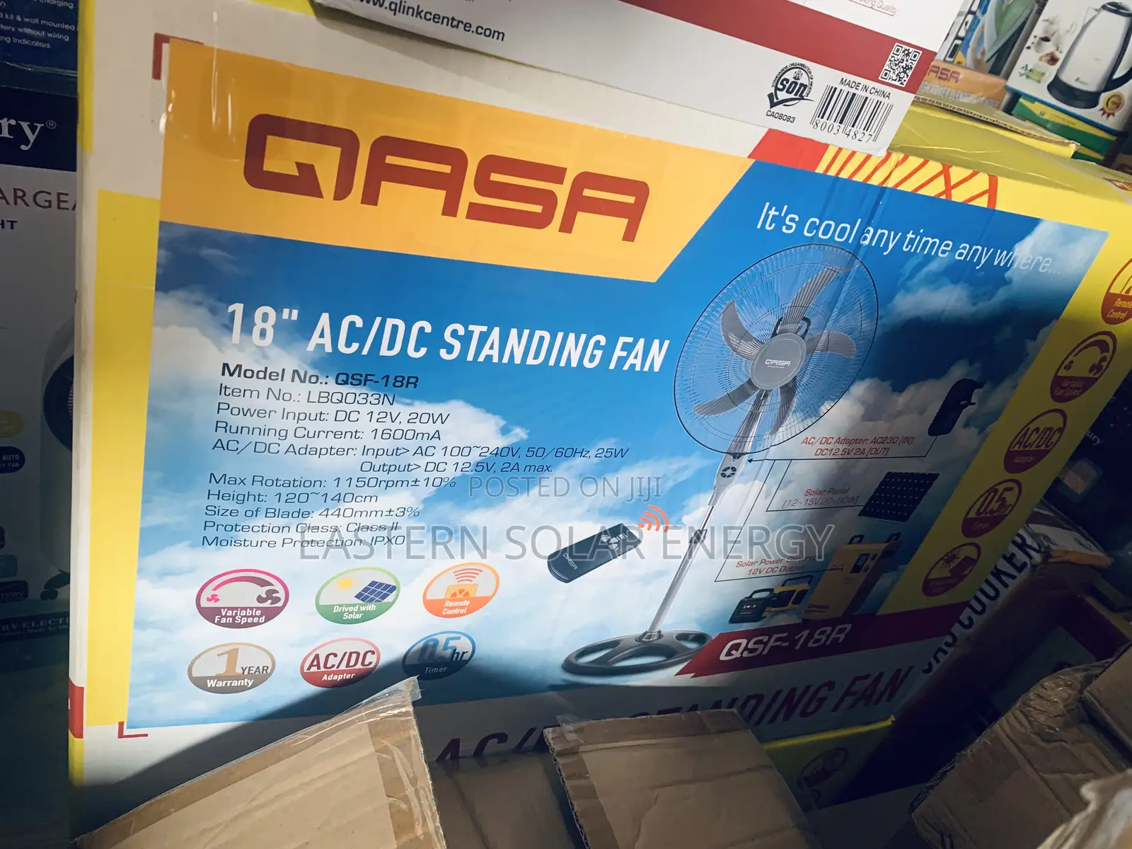 Qasa Ac/Dc Fan