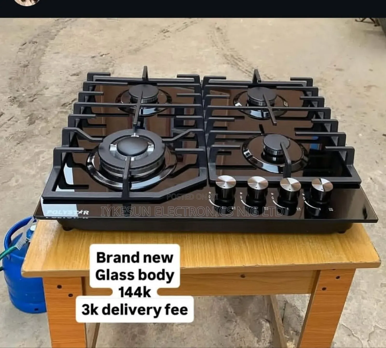 Original New Design Polystar Luxury 4 Burners Automatic Gas Cooker Etc