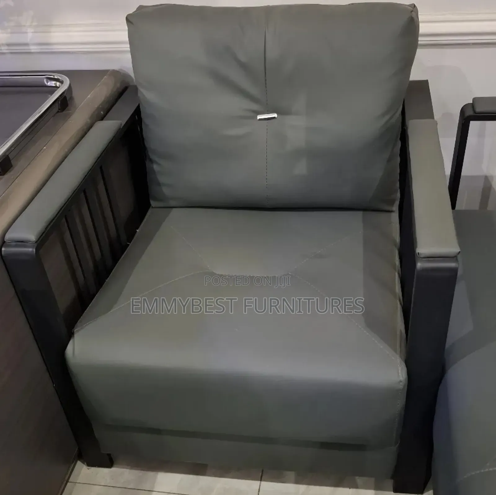 Multi Purpose Quality Leather Single Sofa Chair.
