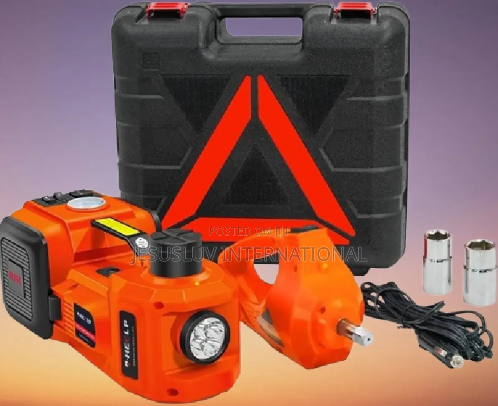 Powerful ‎3 in 1 Auto Electric Floor Jack 5 Ton, Pump Impact Wrench