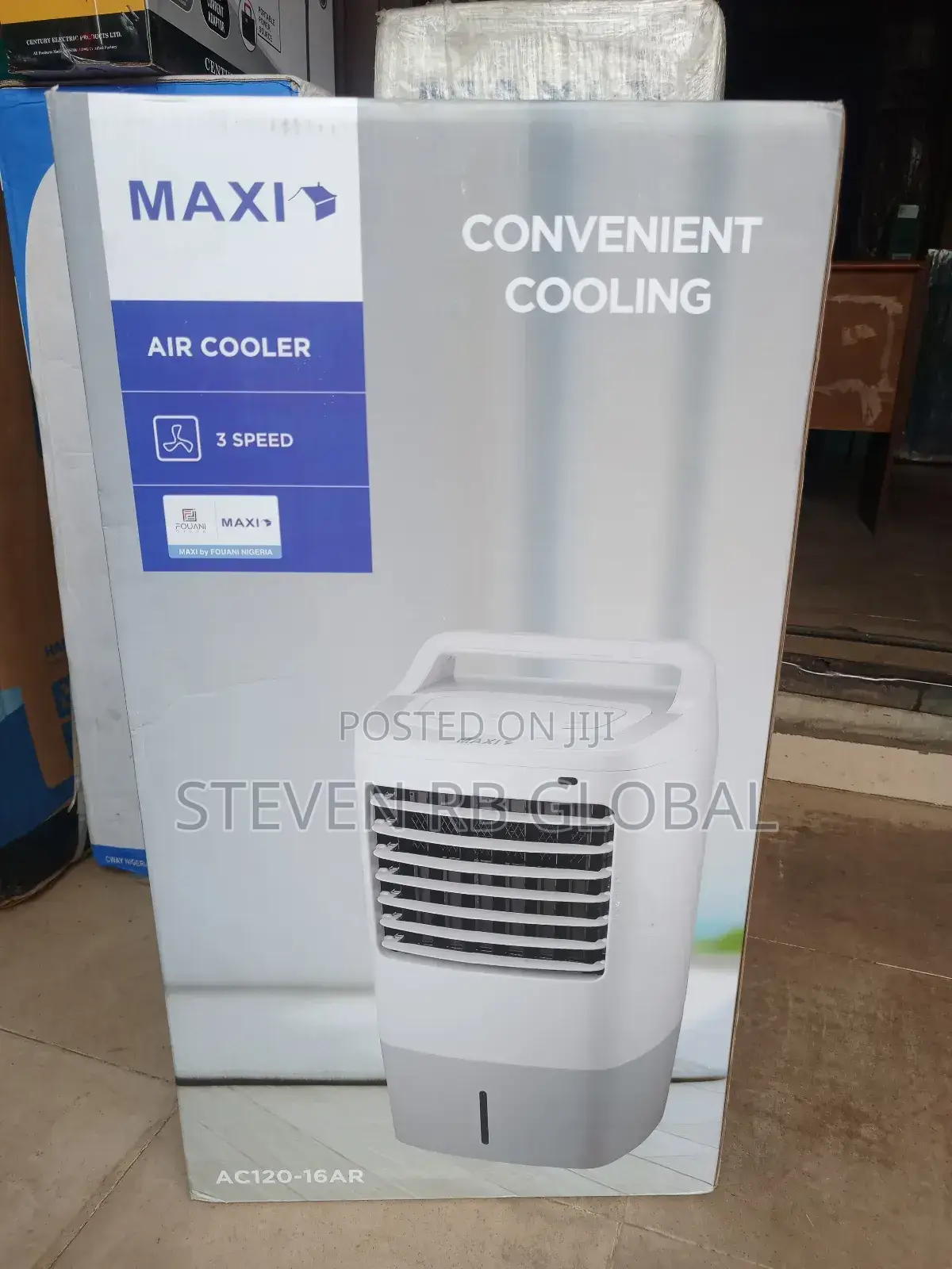 Maxi Air Cooler 15l – 60w (Maxiac120-16ar)