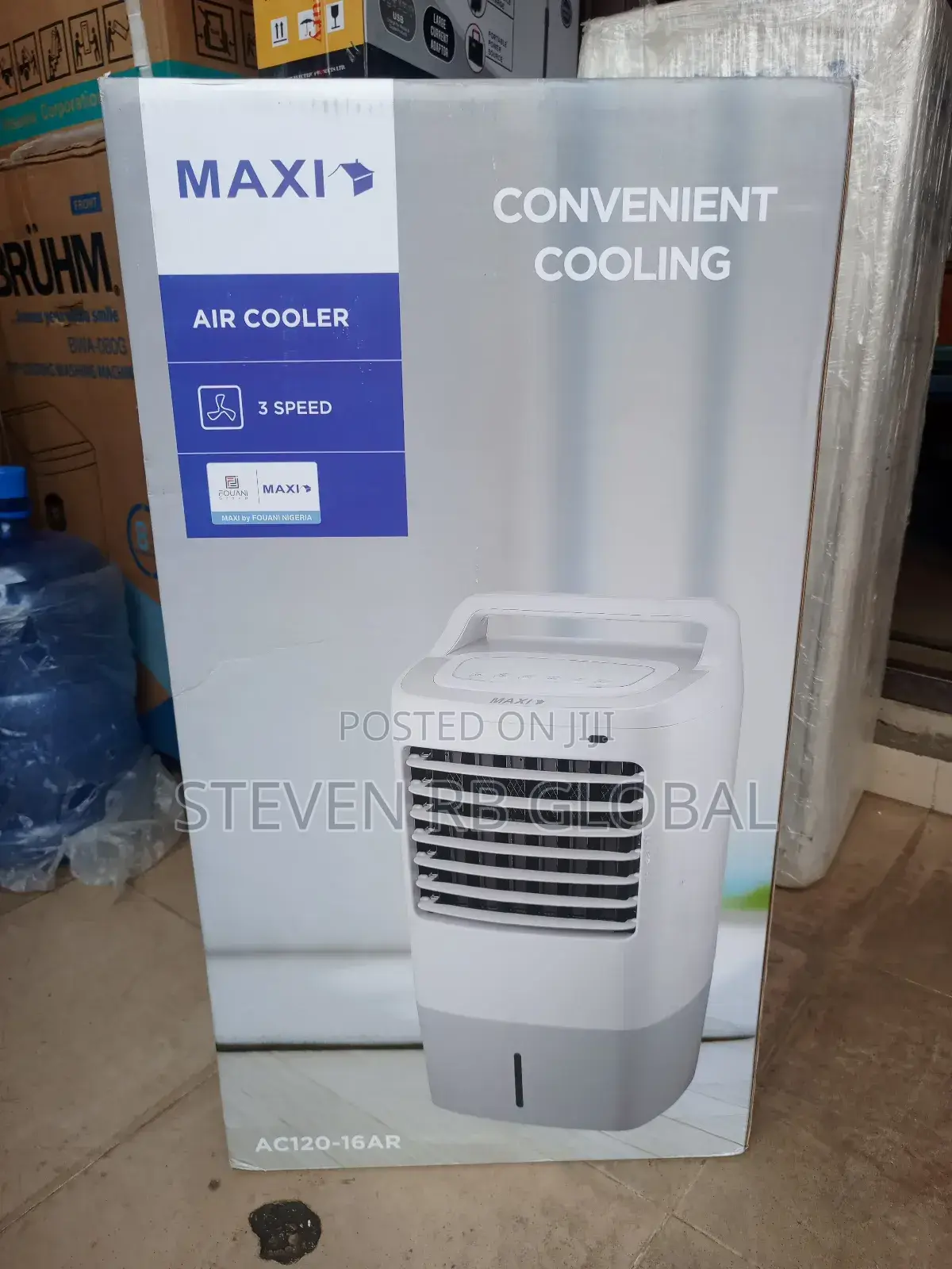 Maxi Air Cooler 15l – 60w (Maxiac120-16ar)