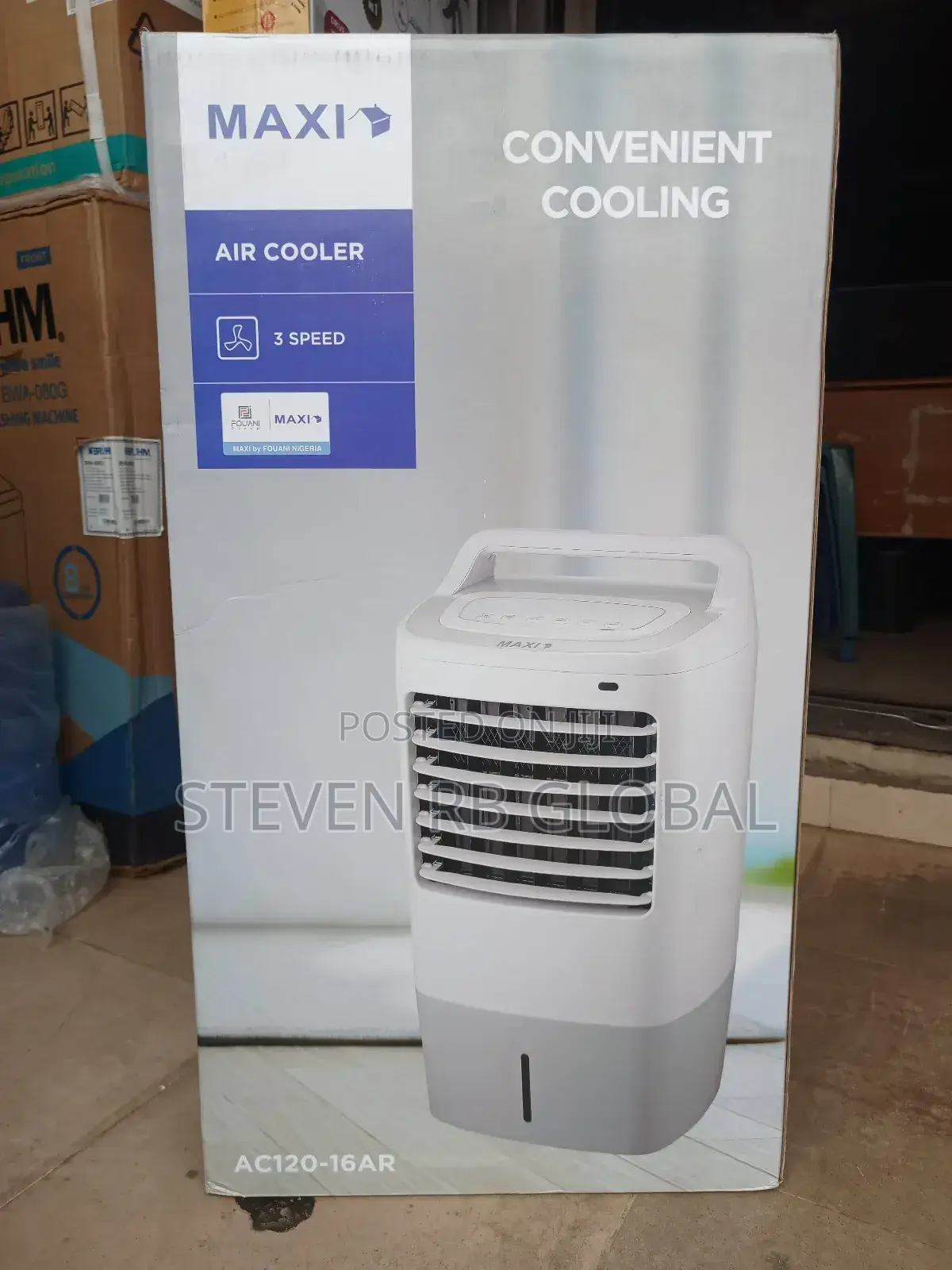 Maxi Air Cooler 15l – 60w (Maxiac120-16ar)