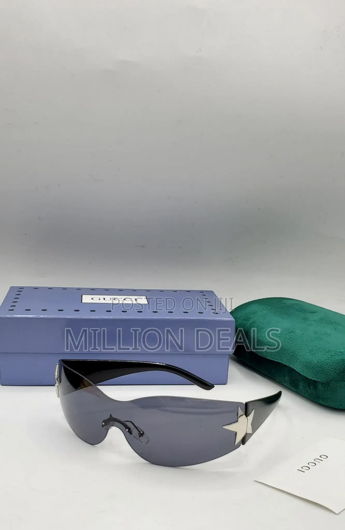 Wrap Up Ski Stylish Men's Gucci Sunglasses