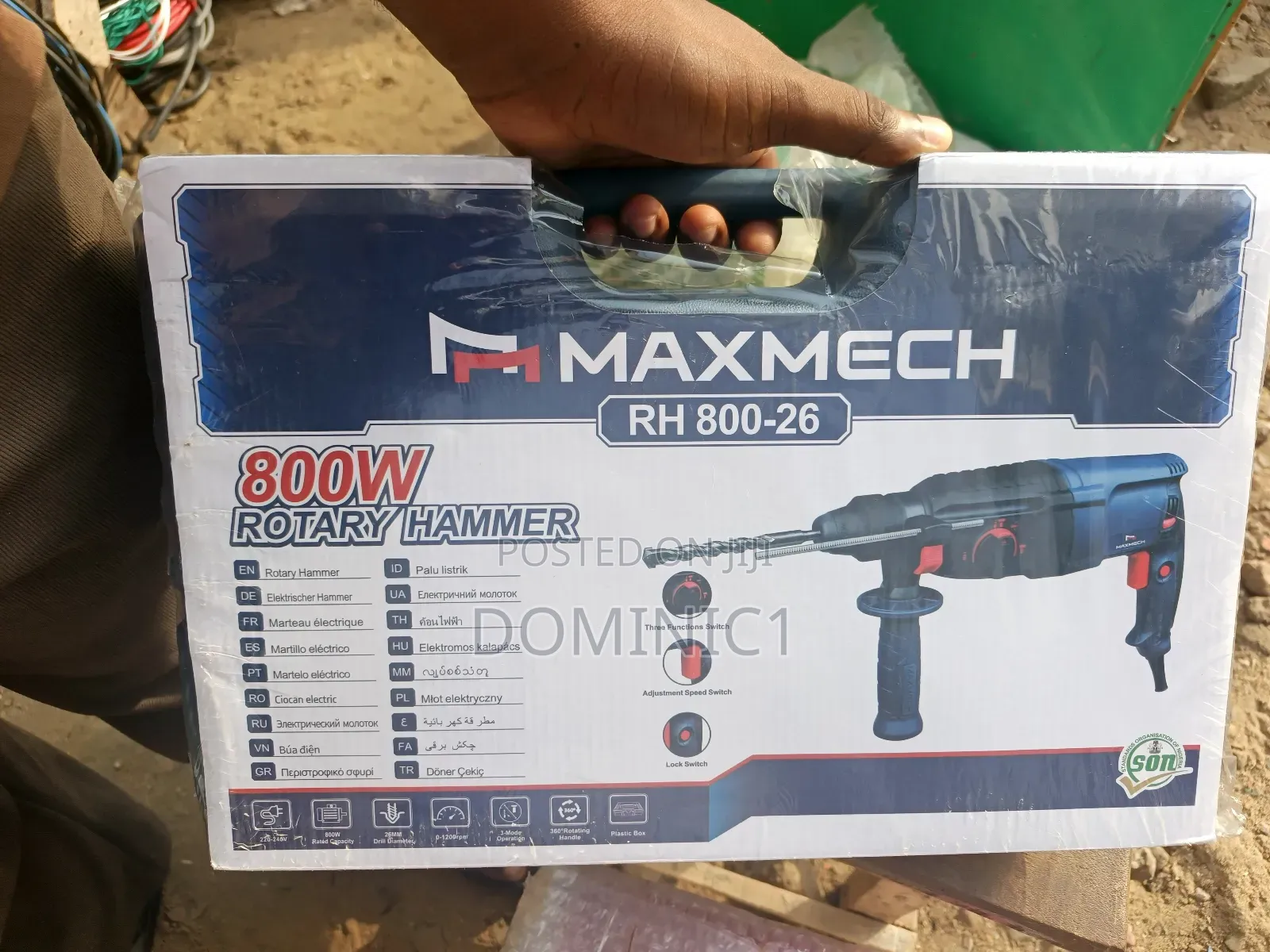 Maxmech Rotary Hammer 800watt
