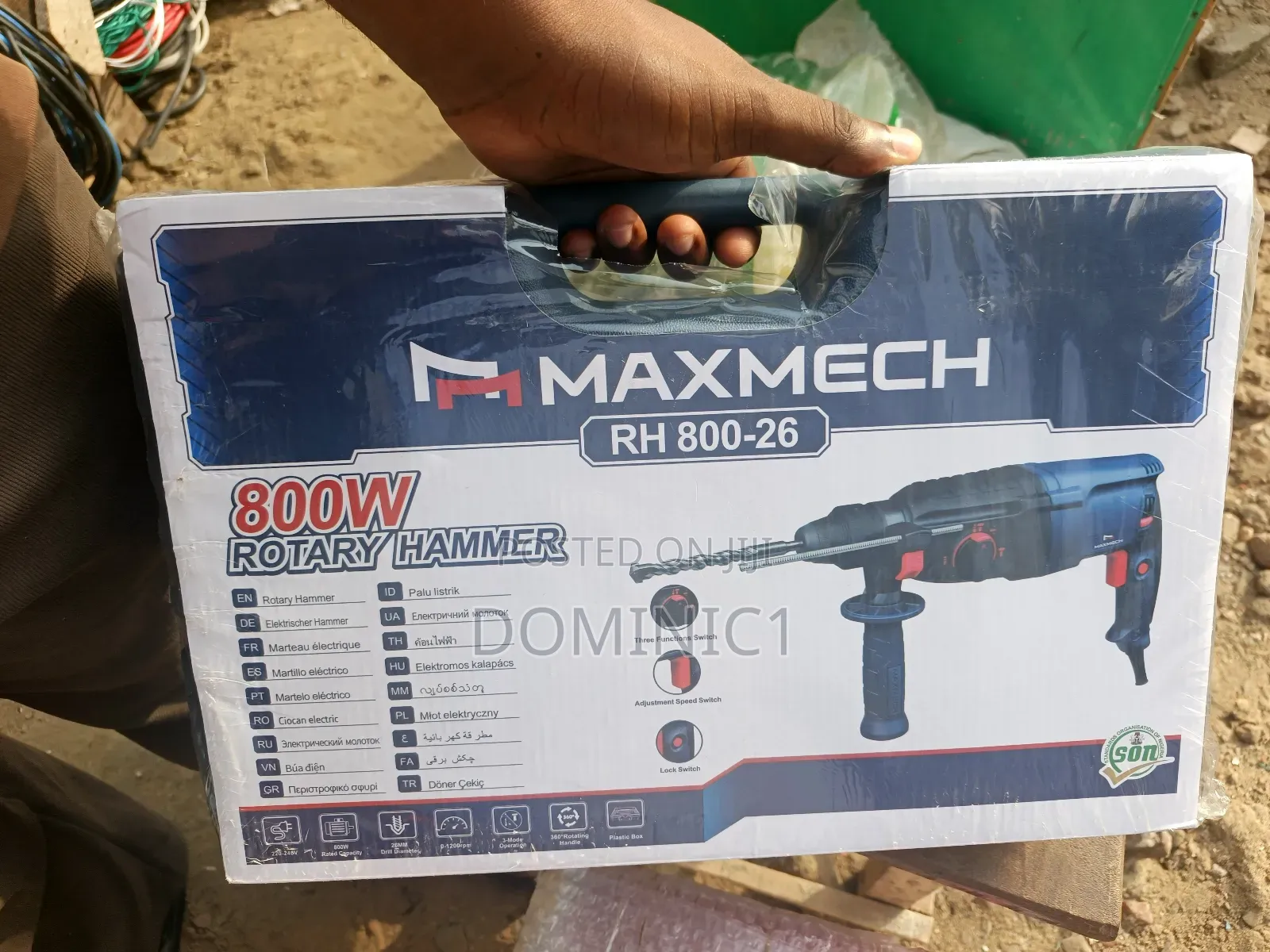 Maxmech Rotary Hammer 800watt