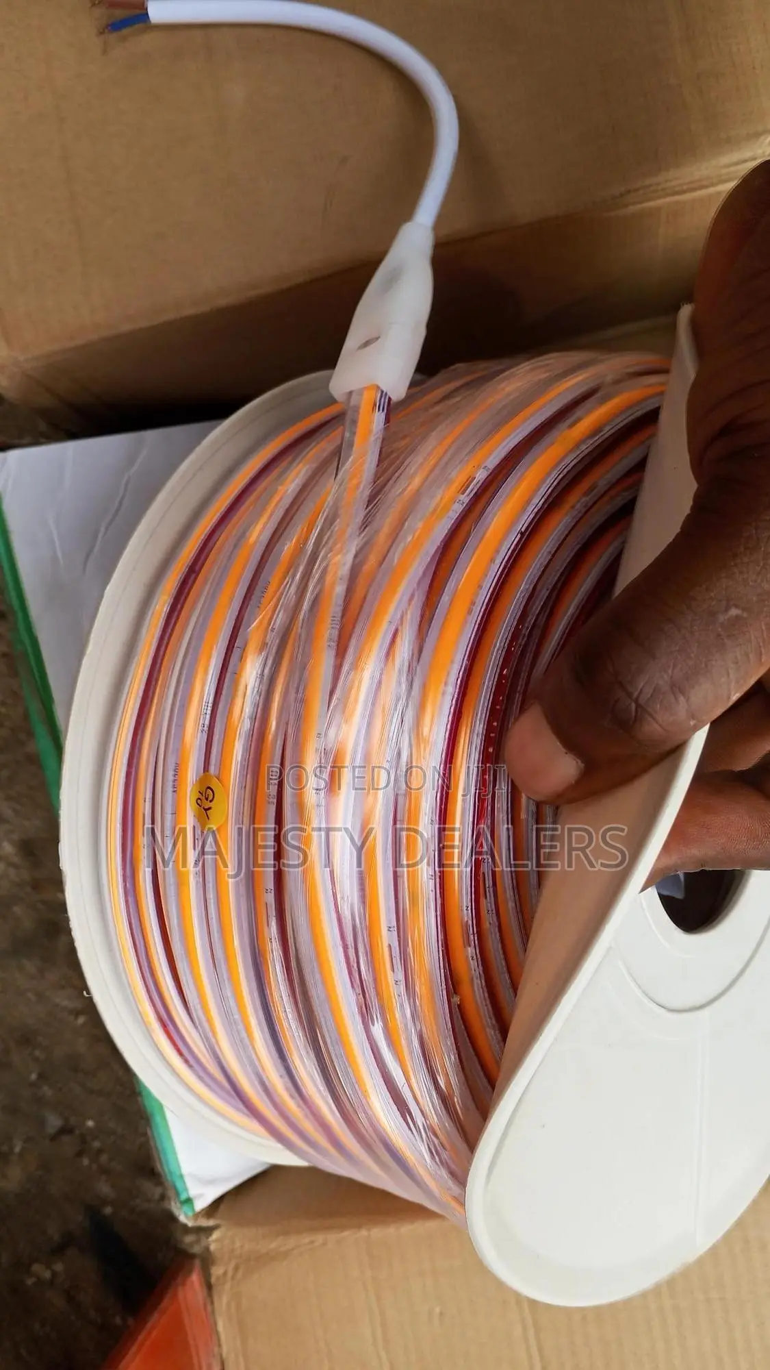 Cob Light 50meter Strip Led Warm White 220v Direct Rope Lights