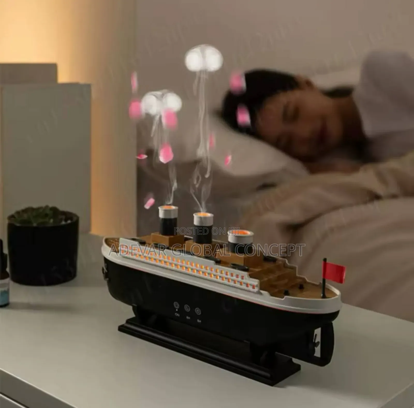 Titanic Ship Model Decoration Air Humidifier Diffuser