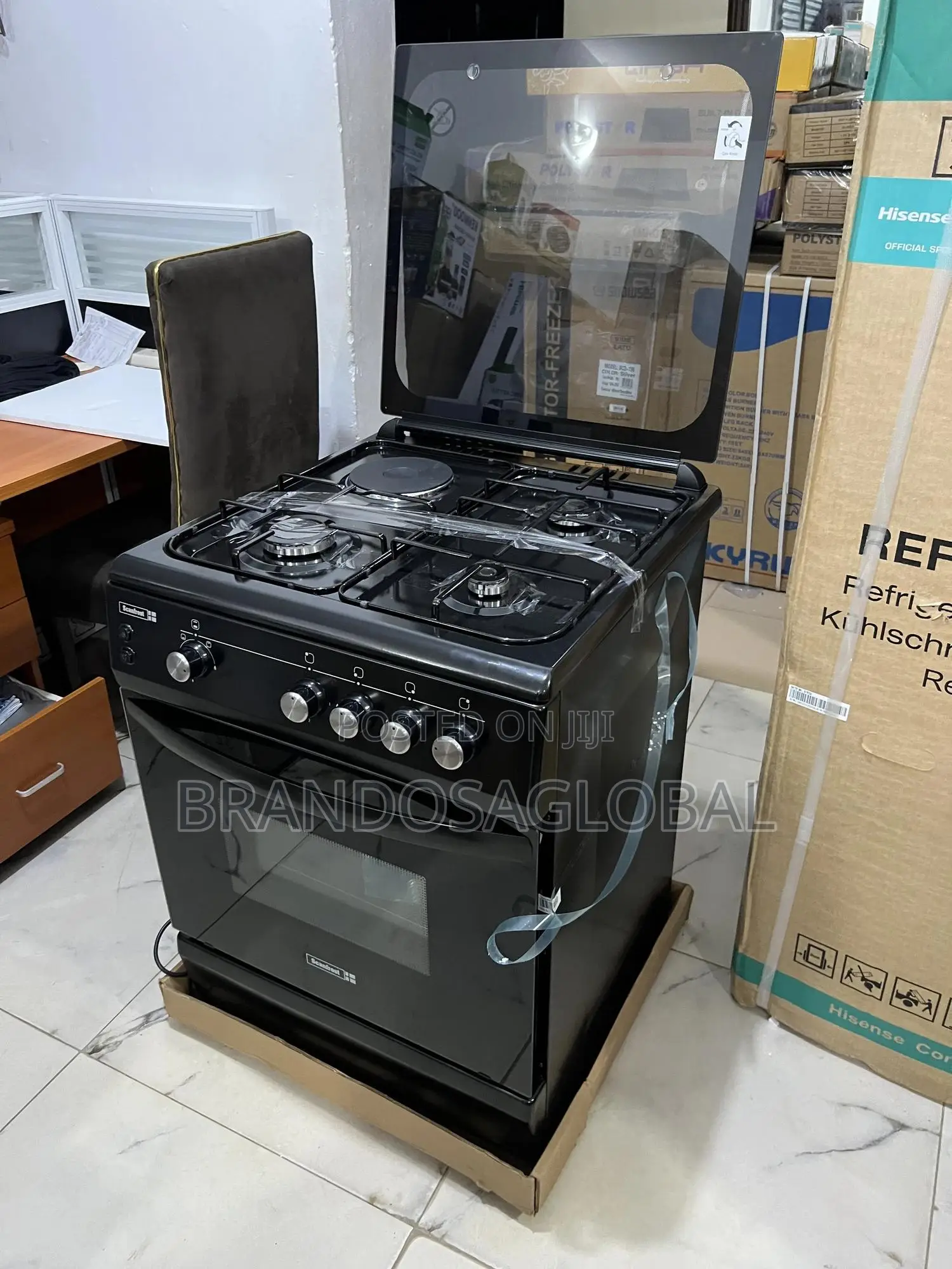 . Scanfrost Ck6302b 3gascooker +1electric – Oven Thermostat Controlled