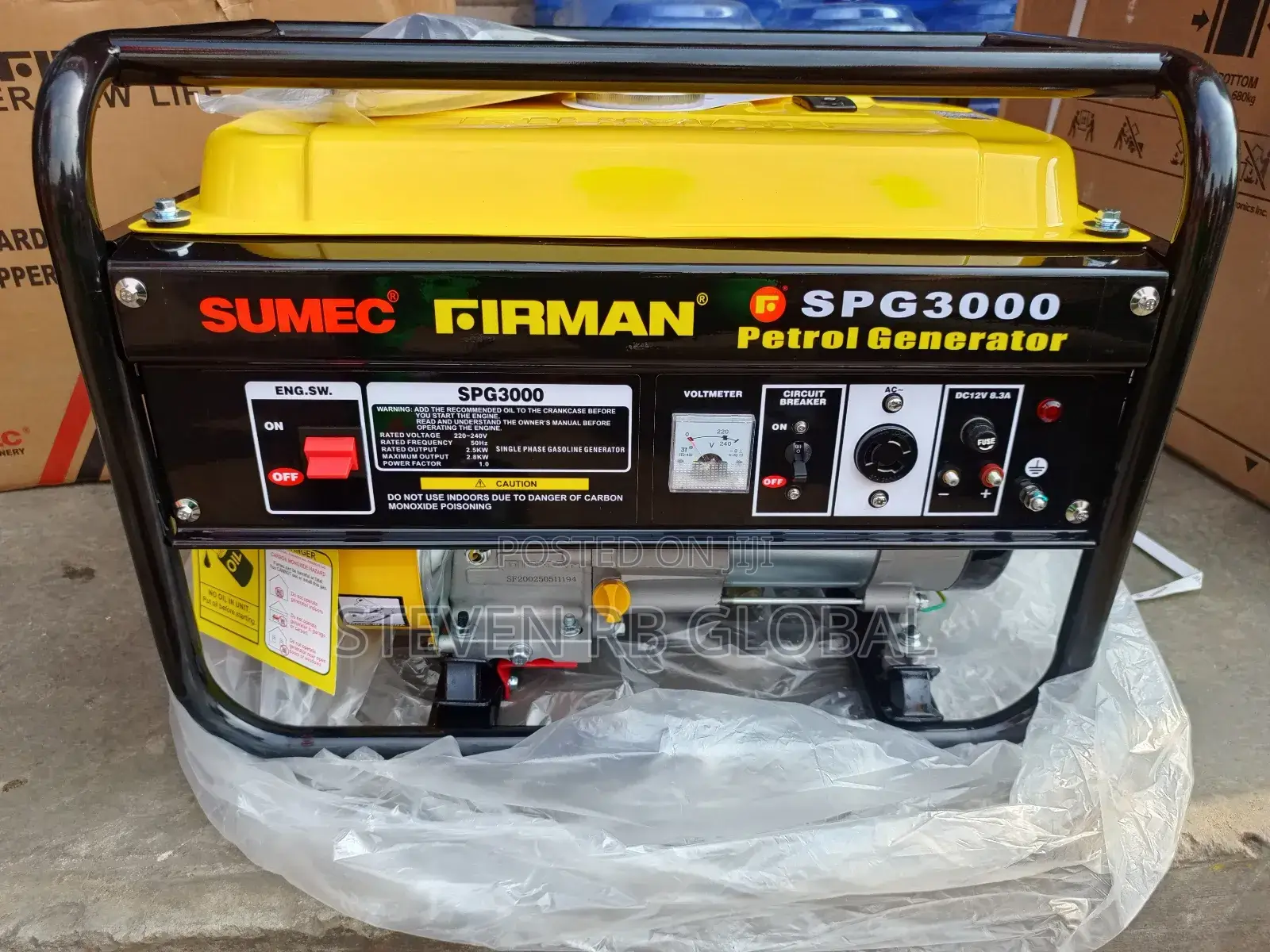Sumec Firman Spg3000 | 2.5kva Manual Generator (Original)