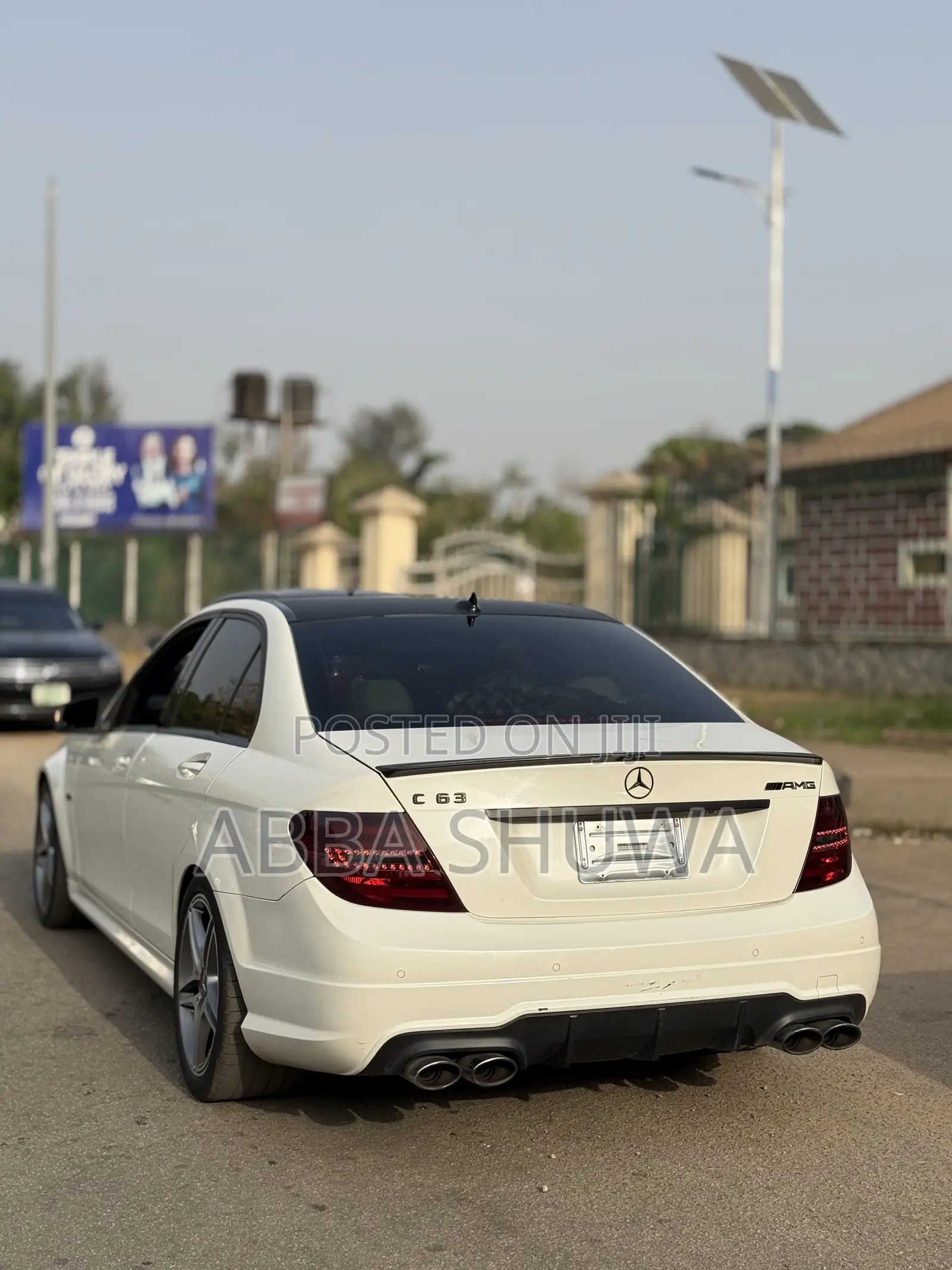 Mercedes-Benz C63 2013 White