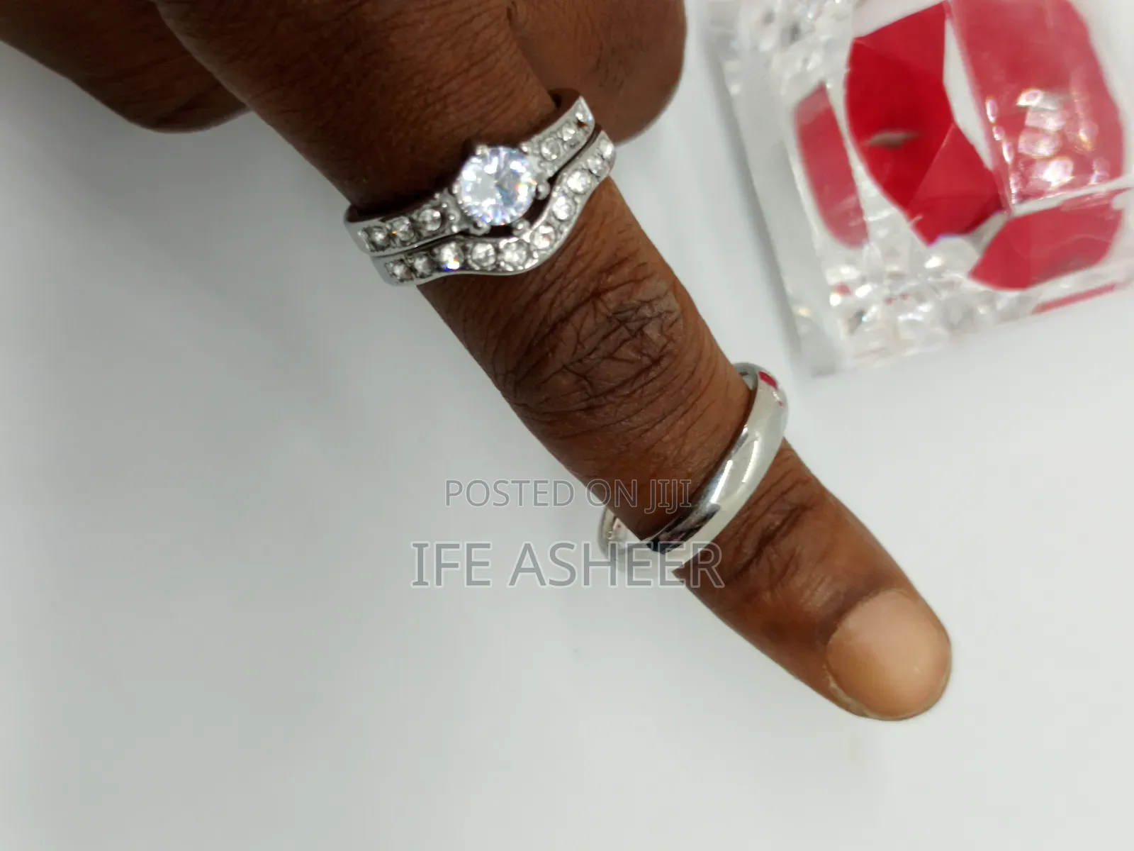 Couples Silver Set Of Wedding Ring - Gc008