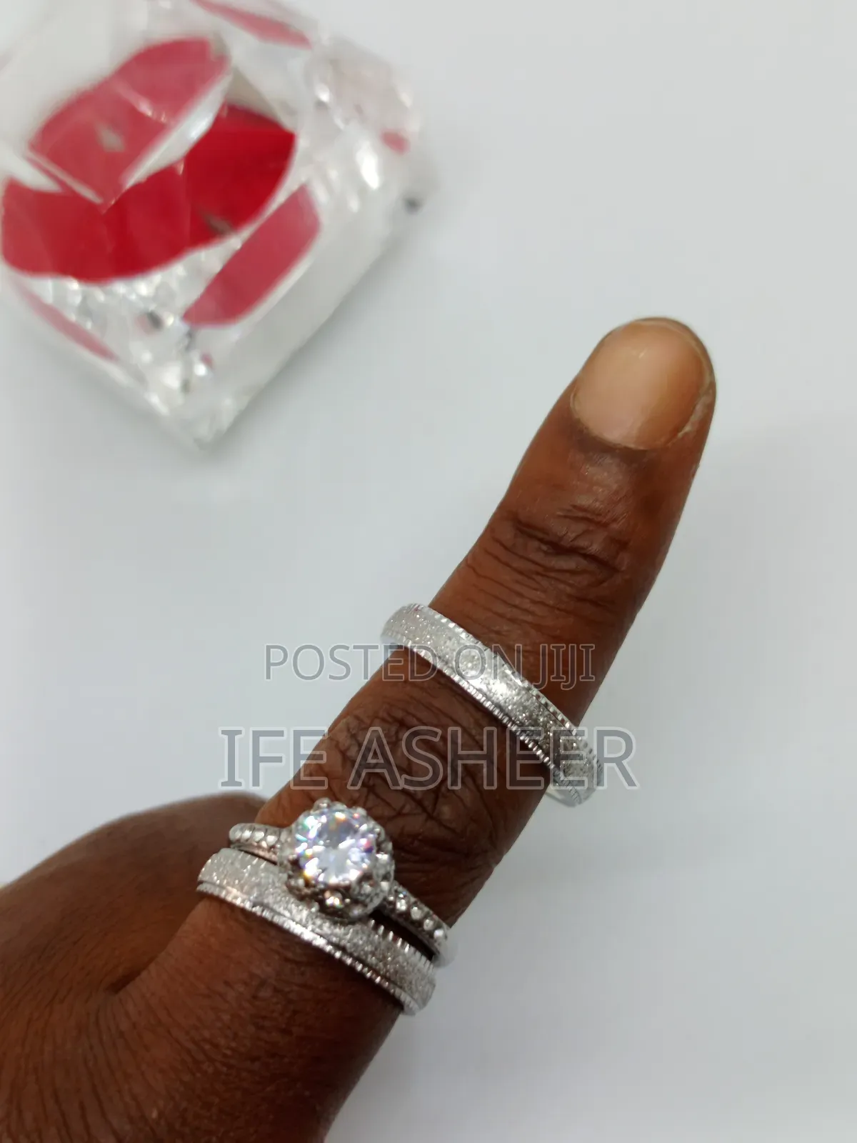 Couples Silver Set Of Wedding Ring - Gc009