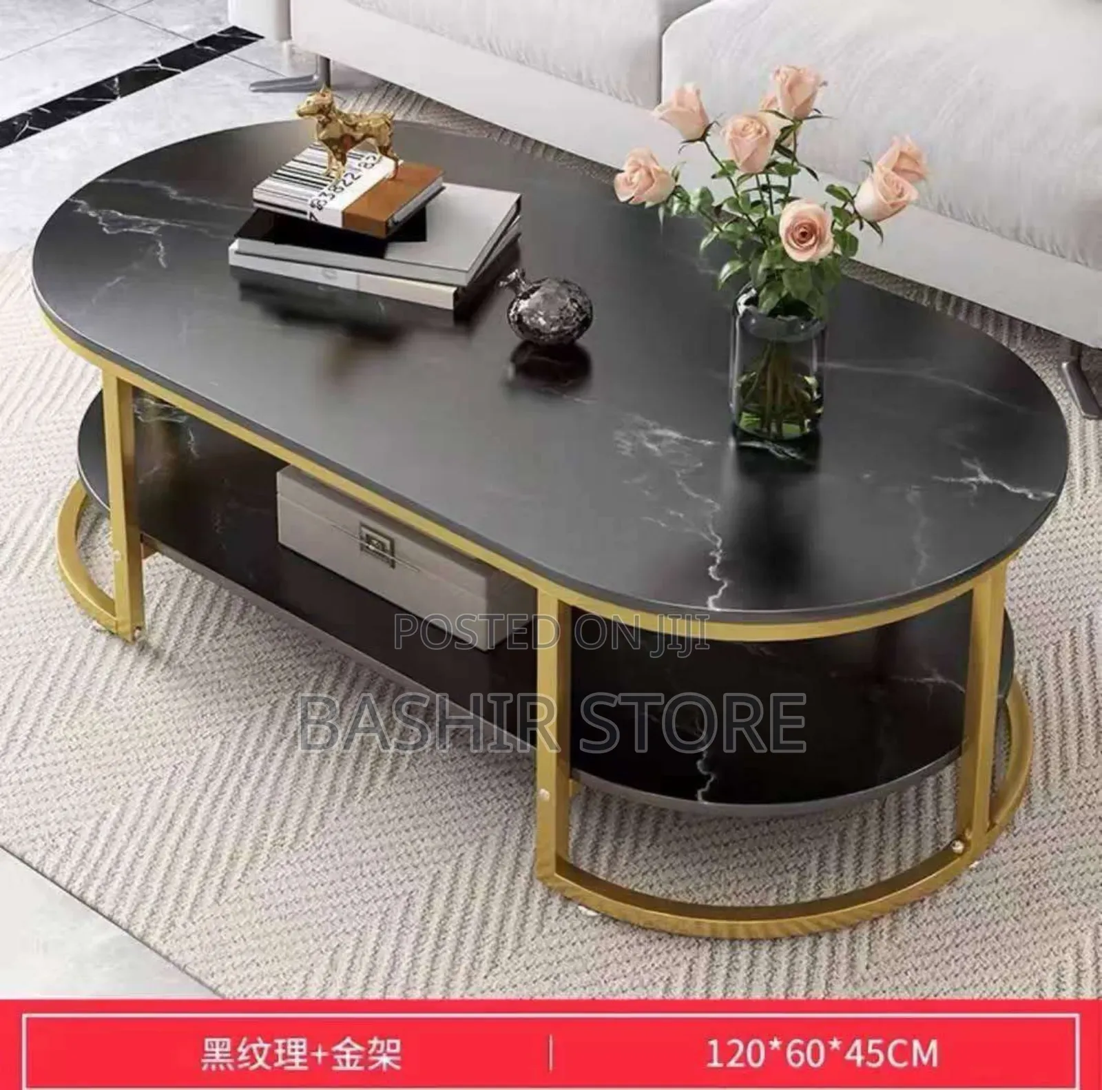 Faux Marble Center Table