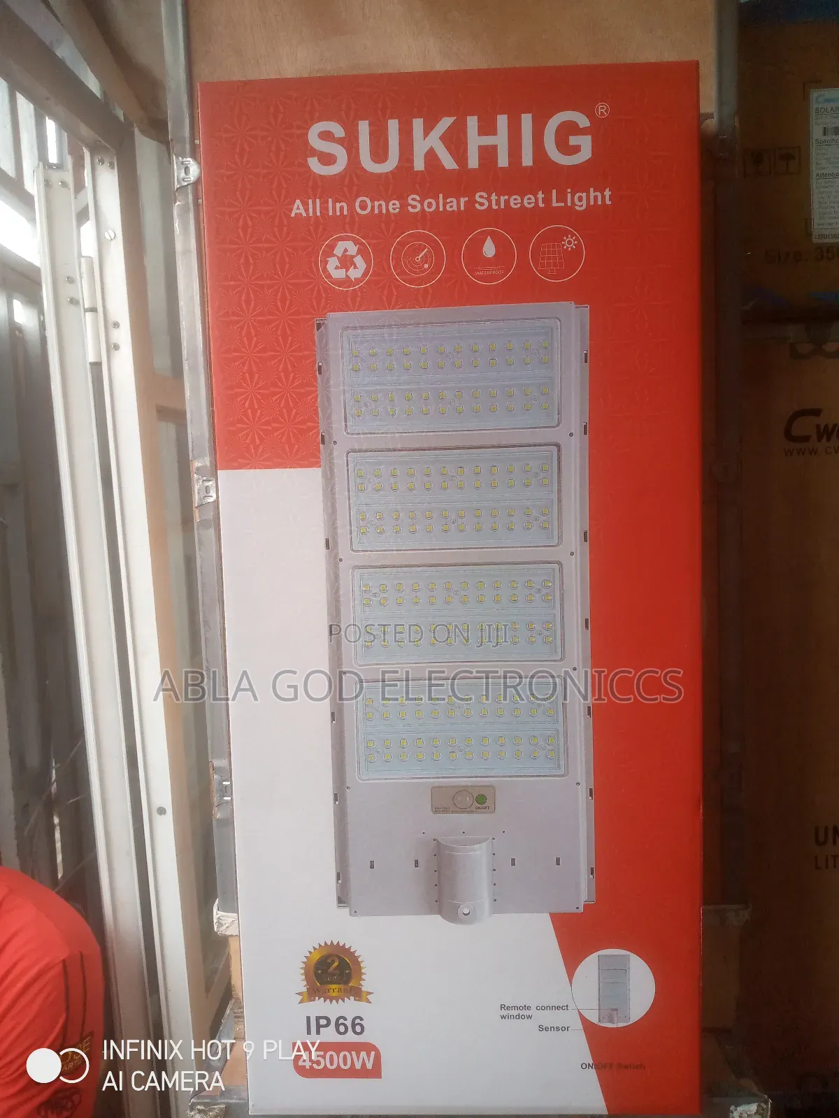 All in One Solar Street Light Sukhig 4500w