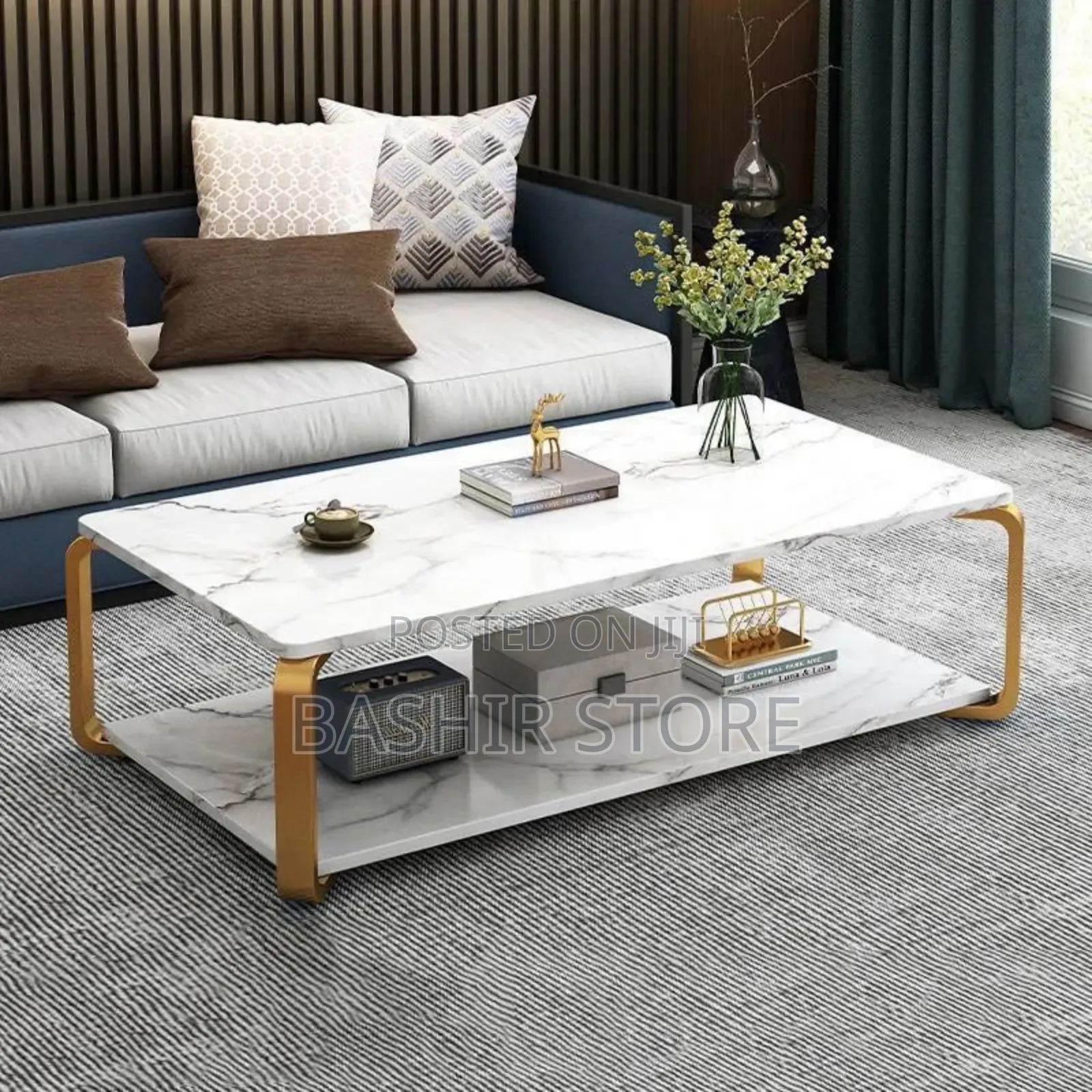 Simple MDF Top Center Table
Size: 100cm X 48cm X 40cm