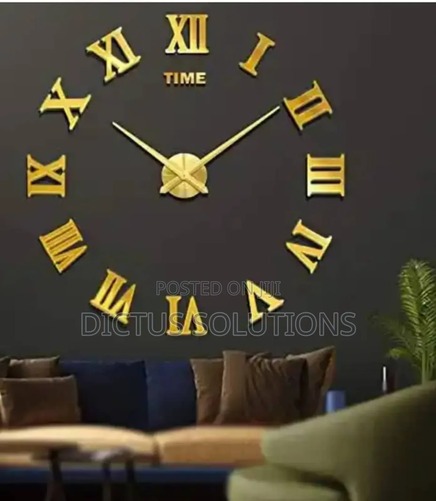 Diy Luxury High Quality Home Office Wall Clock