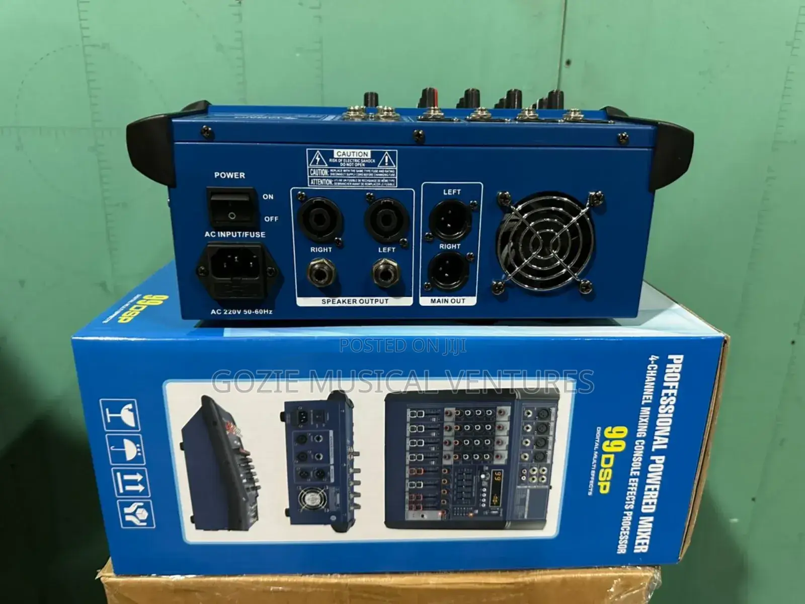 Yamaha Powered Mixer 4 Channel With Amazing.