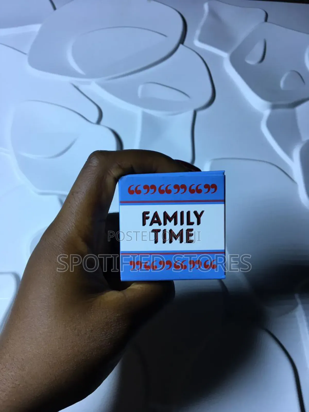Family Time Game Card