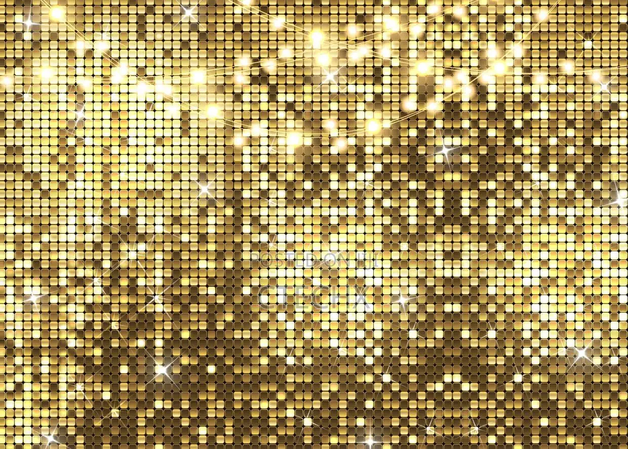 Lywygg 10x8ft Gold Non Luminous Background Studio Props