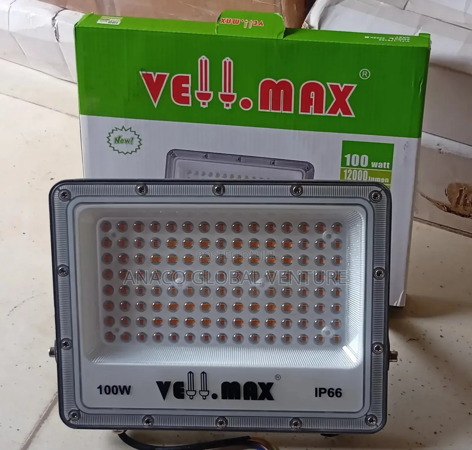 100w Flood Light Ip66 Water Proof Warm White Light