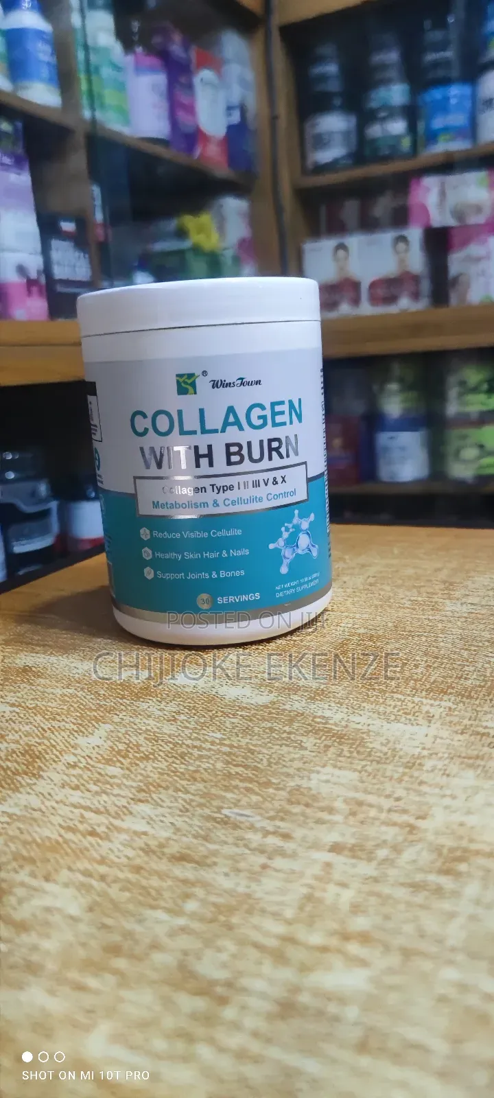 Wins Town Collagen With (Collagen Type I, Ii, Iii, Iv V) 30 Servings