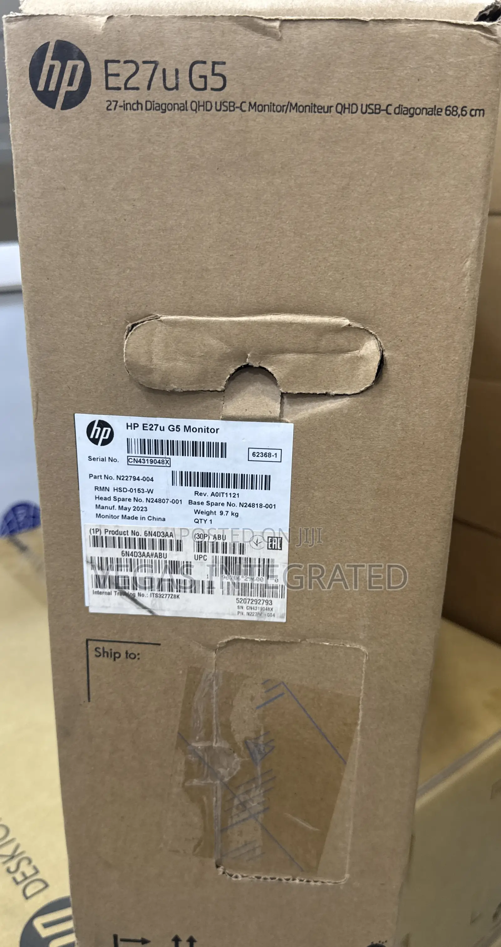 Hp E27u G5 QHD Usb-C Ips Monitor