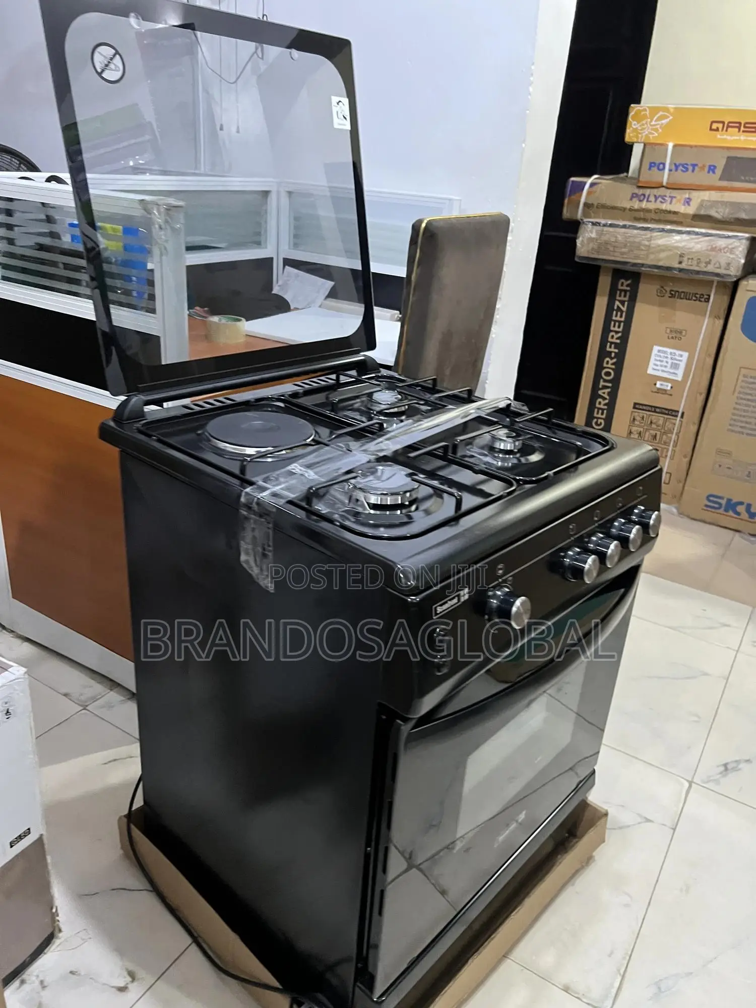 Scanfrost 3+1 Electric Gas Cooker – Perfect for Baking Fast Cooking