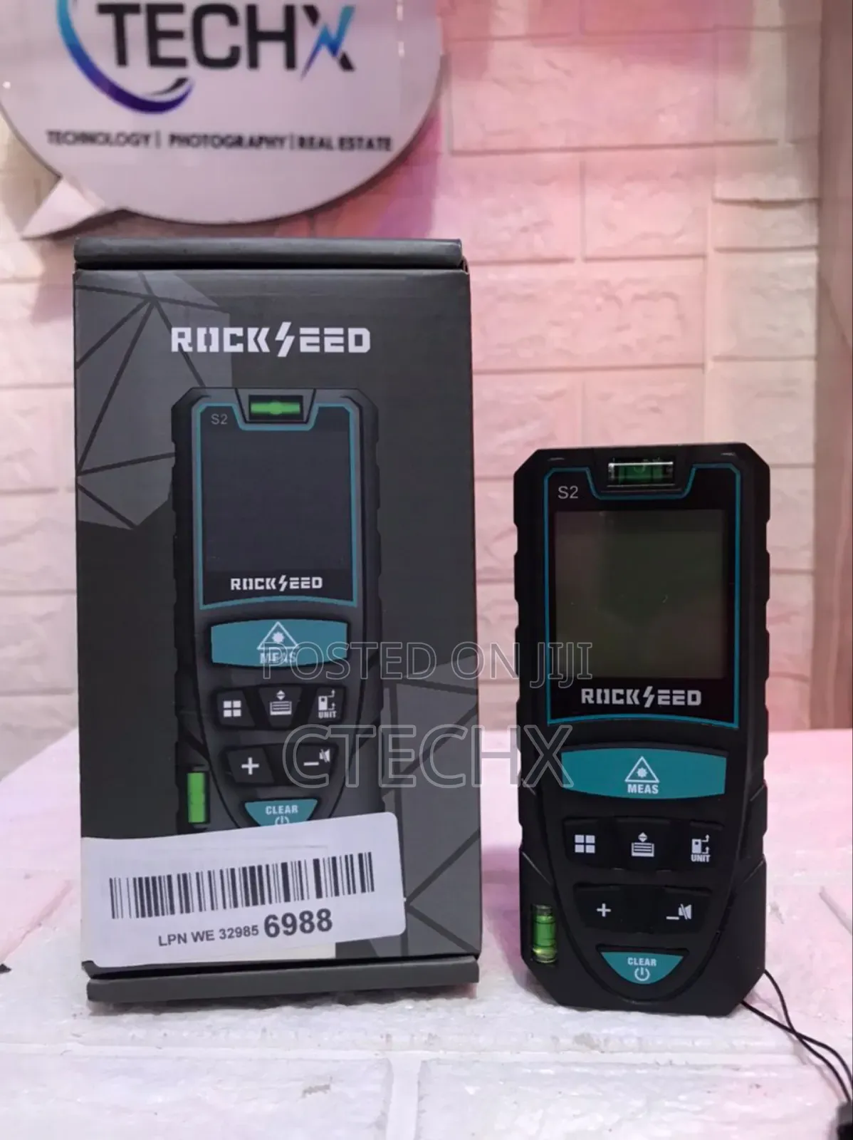 Rockseed Laser Distance Measure 100m/328ft With 2 Bubble Levels