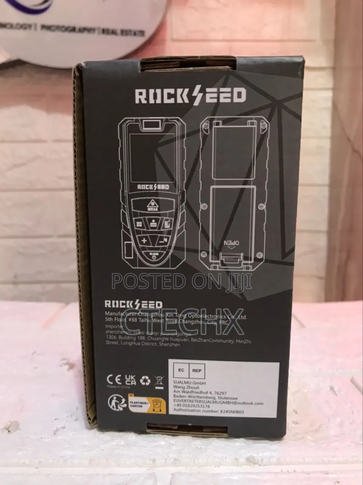 Rockseed Laser Distance Measure 100m/328ft With 2 Bubble Levels