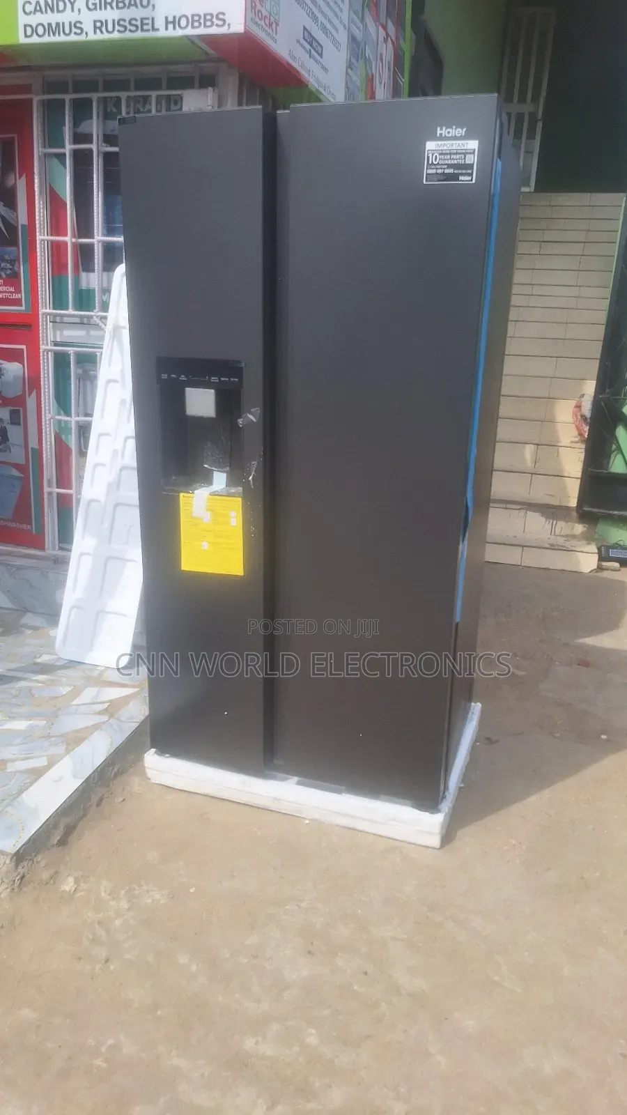New Haier Side By Side Inverter Fridge With Ice Dispenser 10year