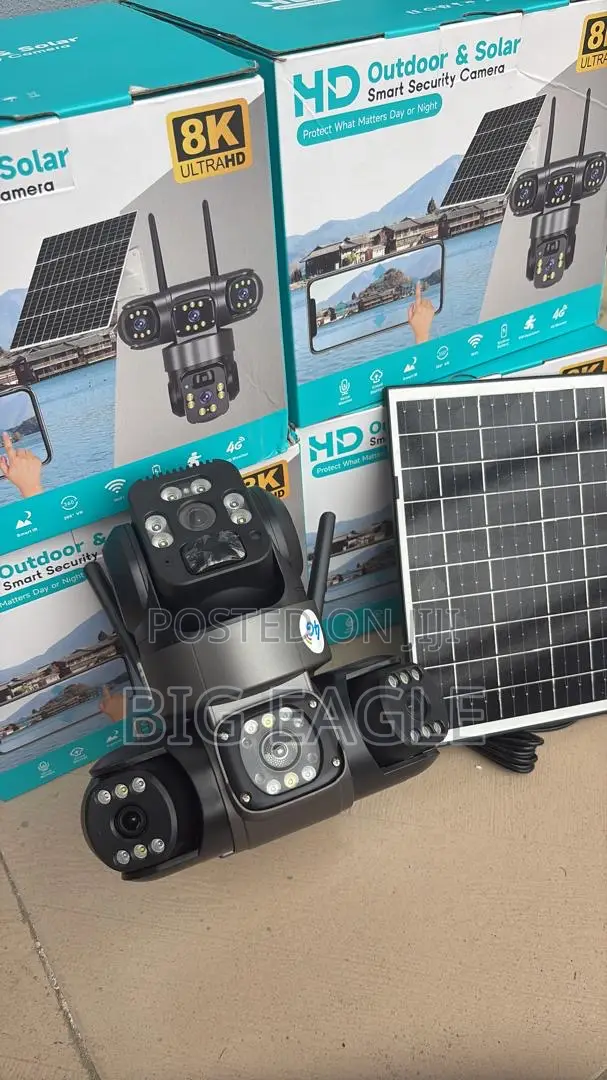 Powered Auto_tracking 4g Rotational CCTV Camera Complete Three Lens