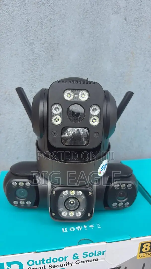 Powered Auto_tracking 4g Rotational CCTV Camera Complete Three Lens
