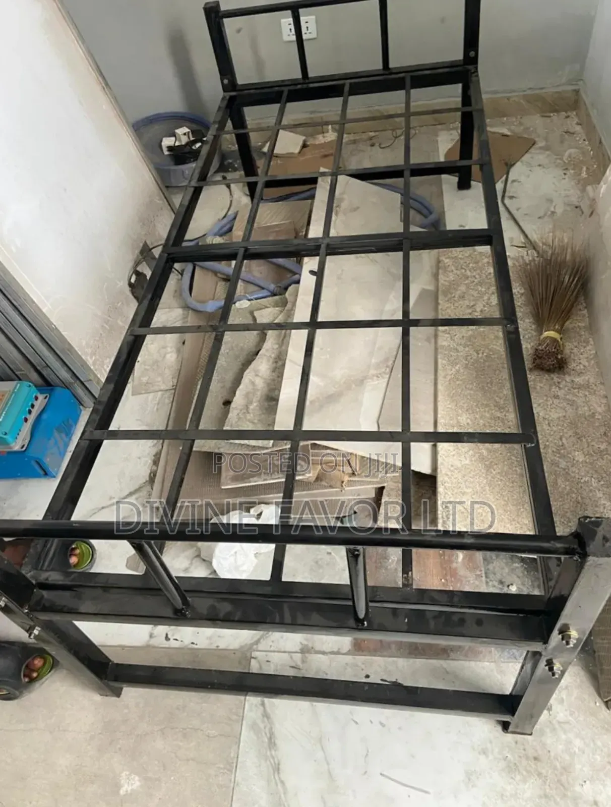 Metal Bedframe 6 by 3 Feet for Security House.